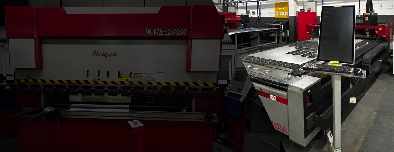 Corte a laser e estamparia metálica